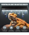 30-45cm terrarium lamp UVA/UVB - 7,2W, voor reptielen e.d.