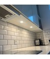 3x Reco68 Meubelspot dimbaar, Geborsteld staal - Kies RF/WiFi/Zigbee voeding (afstandsbediening incl.)