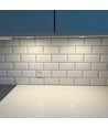 3x Reco68 Meubelspot dimbaar, Geborsteld staal - Kies RF/WiFi/Zigbee voeding (afstandsbediening incl.)