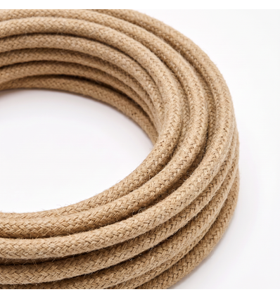 5m textielsnoer 2x0,75 mm² - 230V, zwart