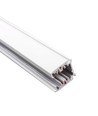 3-Fase ZoomCCT spanningsrail set - 2m, Wit, 5 spots, incl. lichtbron
