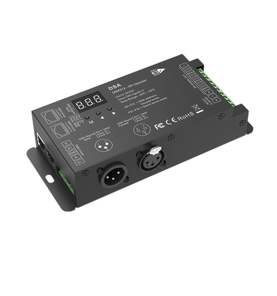 DMX512-SPI Decoder & RF-controller - 5-24VDC, 10A