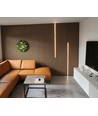 120cm LED Akoestisch Paneel Set, zwart - 2 stuks Eenkleurige LED strips met 60W voeding - WiFi of RF