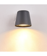 Avero GU10 wandlamp - Grijs, IP65, binnen/buiten, zonder lichtbron
