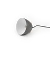HOLM Grijs Ø16cm hanglamp - E27 fitting, 2m snoer, metaal / hout
