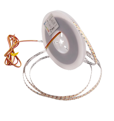 10m 9W/m CCT LED strip RA95 - 24V DC, 400 LED p/m, 8mm breed, 2m kabel