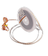 10m 9W/m CCT LED strip RA95 - 24V DC, 400 LED p/m, 8mm breed, 2m kabel