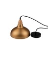 BIRK Geborsteld Messing Ø24cm pendellamp - E27 fitting, 2m snoer, Aluminium