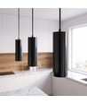 MALM E14 zwarte cilinder hanglamp - 2m snoer, met rozet, zonder lichtbron