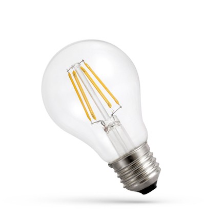 E27 8,5W LED-lamp - A60, filament, helder glas