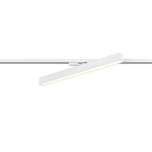 30/28/25W 1-fase LED-spanningsrail - 60 cm, Wit, 1F2W