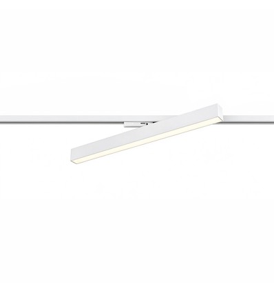 30/28/25W 1-fase LED-spanningsrail - 60 cm, Wit, 1F2W