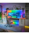 5m 1W/m RGB digitale Neon Flex set - USB 5V, 30 LED p/m, IP54, incl. afstandsbediening