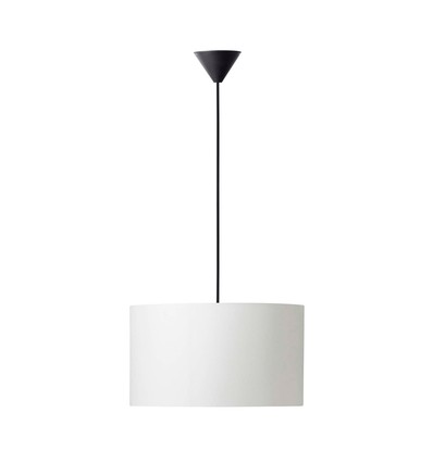 Uptown Castillo Hanglamp Ø45 cm - Nielsen Light, Wit m. zwart snoer