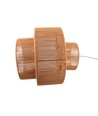 Bruine Ø40cm hanglamp - E27 fitting, 2m snoer, papierkoord