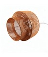 Bruine Ø40cm hanglamp - E27 fitting, 2m snoer, papierkoord