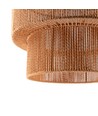 Bruine Ø40cm hanglamp - E27 fitting, 2m snoer, papierkoord
