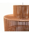 Bruine Ø40cm hanglamp - E27 fitting, 2m snoer, papierkoord
