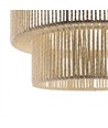 Beige Ø30cm hanglamp - E27 fitting, 2m snoer, gevlochten papiertouw