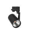 35W 3-fase LED spanningsrail spot - Zwart, 4000K, Cree chip, 6 jaar garantie