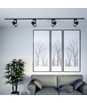 35W 3-fase LED spanningsrail spot - Zwart, 4000K, Cree chip, 6 jaar garantie