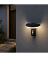 2W LED solcelle tuinlamp met sensor - IP54, 3000K, zwart