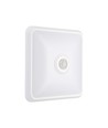 12W LED sensorlamp - PIR sensor, Cree chip, vierkant, wit, 3-in-1
