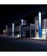 V-Tac 30W LED schijnwerper - Zwart, 6500K, Slimline