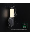 V-Tac 6W LED wandlamp - IP44, 3000K, buiten