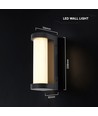 V-Tac 8W LED wandlamp - IP44, 3000K, buiten