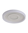 V-Tac 2x40W decoratieve LED plafondlamp - Dimbaar, 3-in-1, afstandsbediening, wit