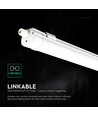 150cm 48W waterdicht compleet LED armatuur - 120lm/W, CCT
