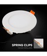 V-Tac 6W rond LED inbouwpaneel - Cree chip, CCT 3-in-1, 6 jaar garantie