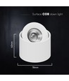 V-Tac 12W LED opbouwspot CCT - IP44, wit, Cree chip