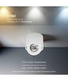 V-Tac 12W LED opbouwspot CCT - IP44, wit, Cree chip