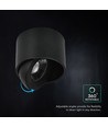 V-Tac 18W LED opbouwspot - IP44, zwart, CCT, Cree chip