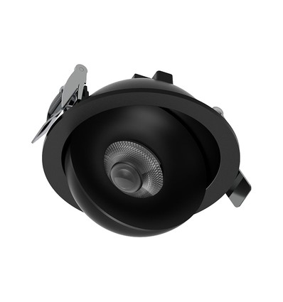 V-Tac 12W CCT LED downlight - IP44, zwart, Cree chip