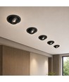 V-Tac 18W LED downlight - IP44, CCT, Cree chip, zwart