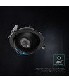 V-Tac 18W LED downlight - IP44, CCT, Cree chip, zwart