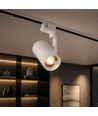 V-Tac 30W 3-fase CCT spanningsrail spotlight - Zoombaar 25°-50°, wit