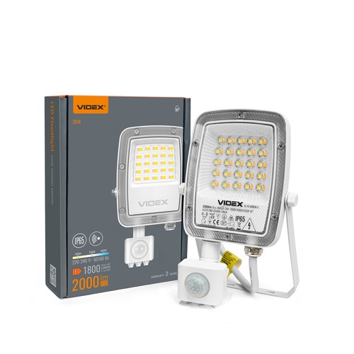 20W LED schijnwerper met sensor - PIR, CCT