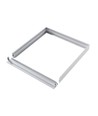 Hoog frame voor 60x60 LED paneel - Snelle montage, zonder zichtbare schroeven, witte rand, 65mm hoog
