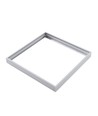 Frame voor 60x60 LED paneel - Snelmontage, kunststof hoeken, witte rand, 62mm hoog