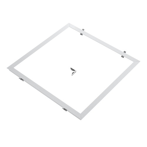 Inbouwframe voor 60x60 LED-paneel - Past op Troldtekt zonder aanpassing, witte rand