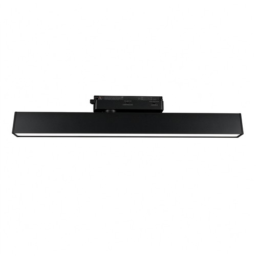 30/28/25W 1-fase LED stroomrail - 60 cm, Zwart, 1F2W