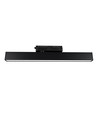 30/28/25W 1-fase LED stroomrail - 60 cm, Zwart, 1F2W