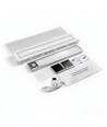 20cm 1,5W LED kastlamp met sensor - Zilver, oplaadbaar, IP20