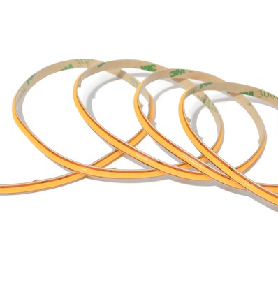 5m 8W/m COB-LED strip Anycut RA90 - 24V DC, 400 LED per meter, 5mm breed, 1m kabel