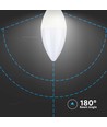 E14 4,5W LED kolfamilie lamp - C37, Samsung LED chip