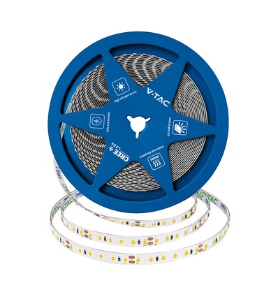 V-Tac 5m 12W/m LED strip - IP20, 4000K, Cree chip, 6 års garanti